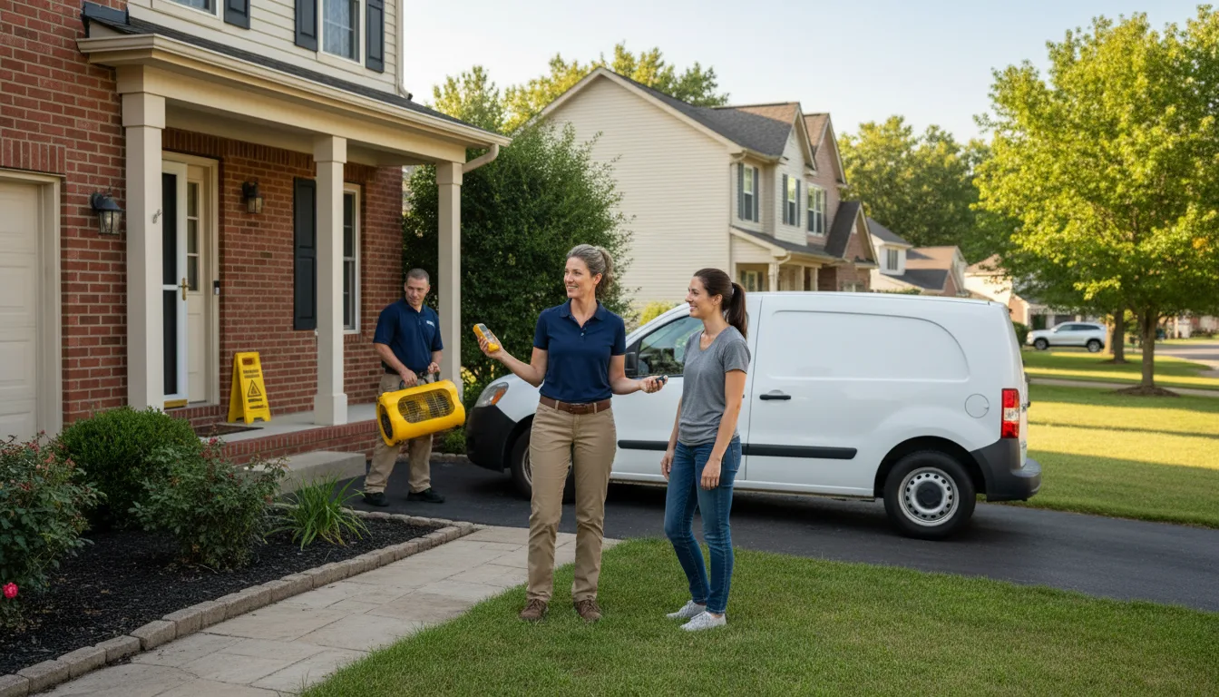 Water restoration image for Fire And Smoke Damage Restoration in Leasburg, MO